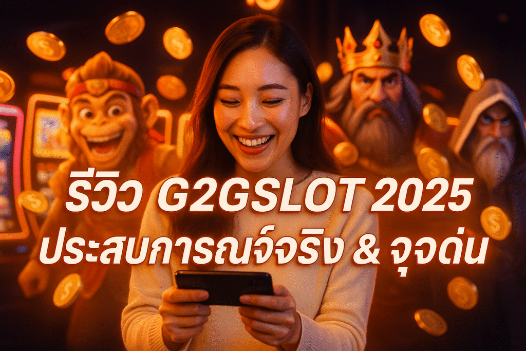 รีวิว G2GSLOT 2025 ประสบการณ์จริง & จุดเด่น