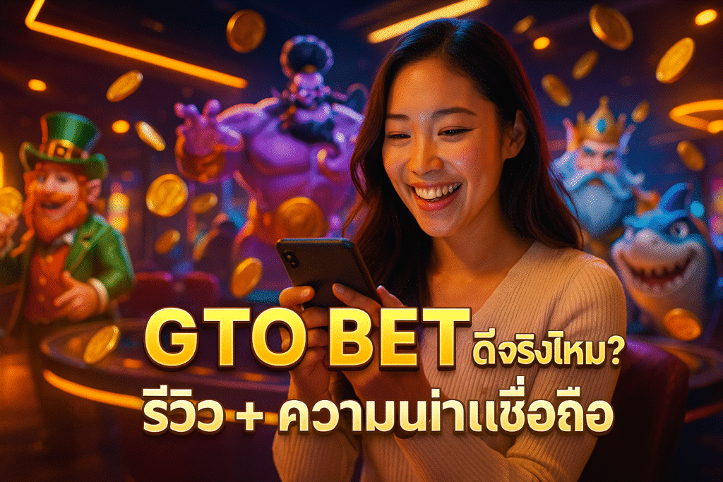 GTO BET ดีจริงไหม? รีวิว + ความน่าเชื่อถือ