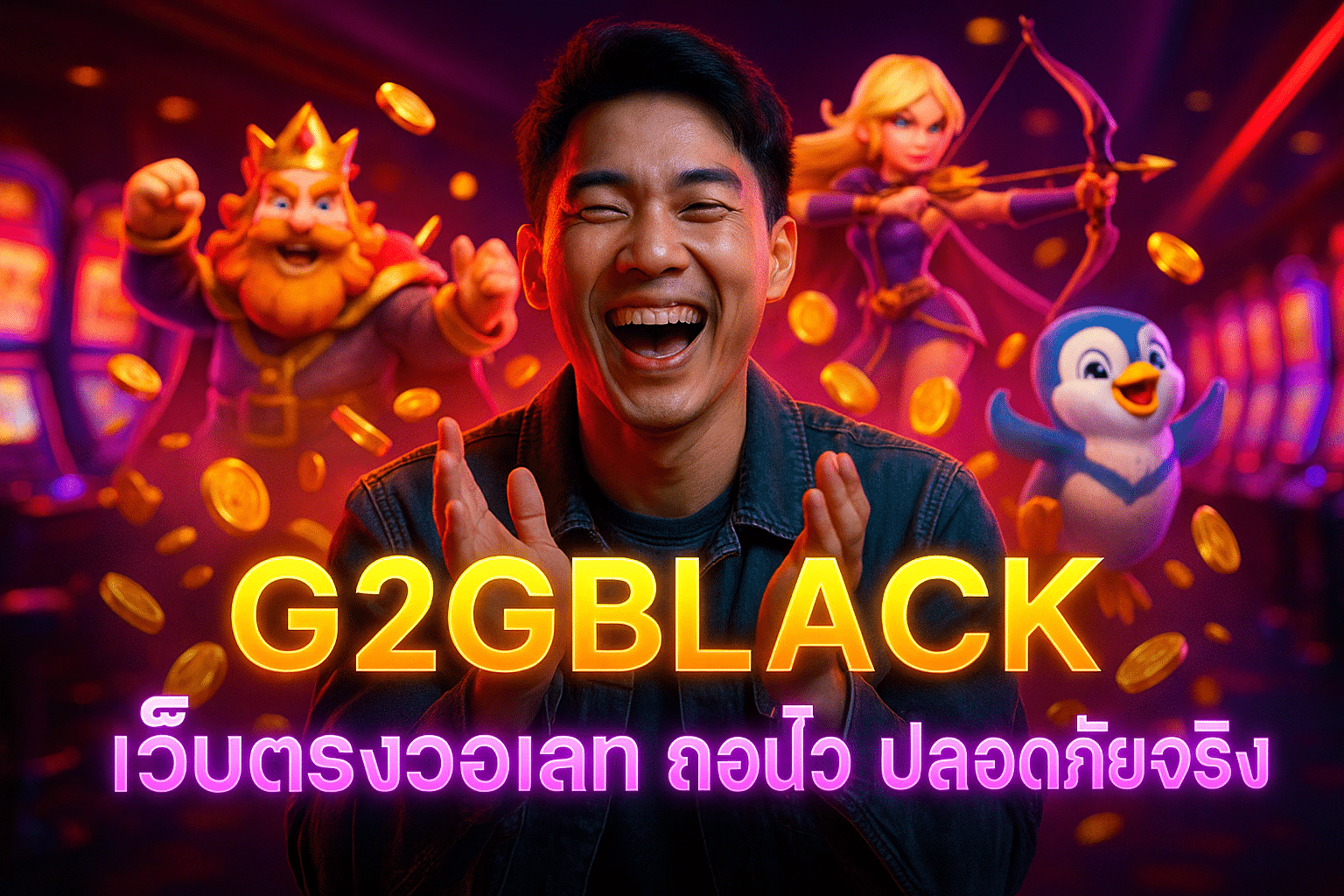 G2GBLACK เว็บตรงวอเลท ถอนไว ปลอดภัยจริง