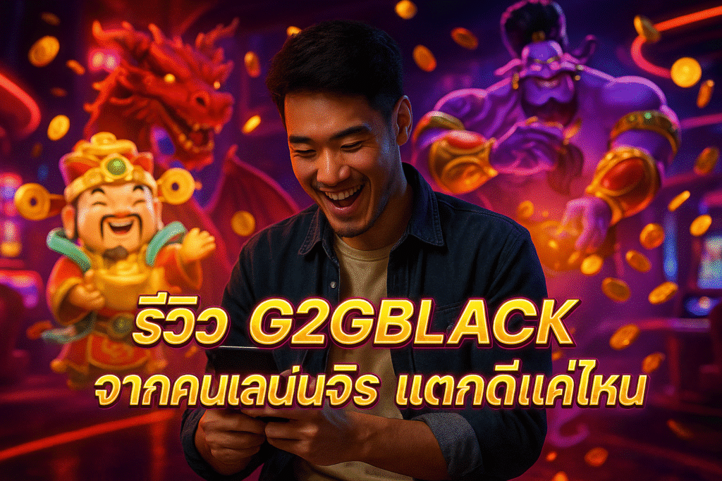 รีวิว G2GBLACK จากคนเล่นจริง แตกดีแค่ไหน