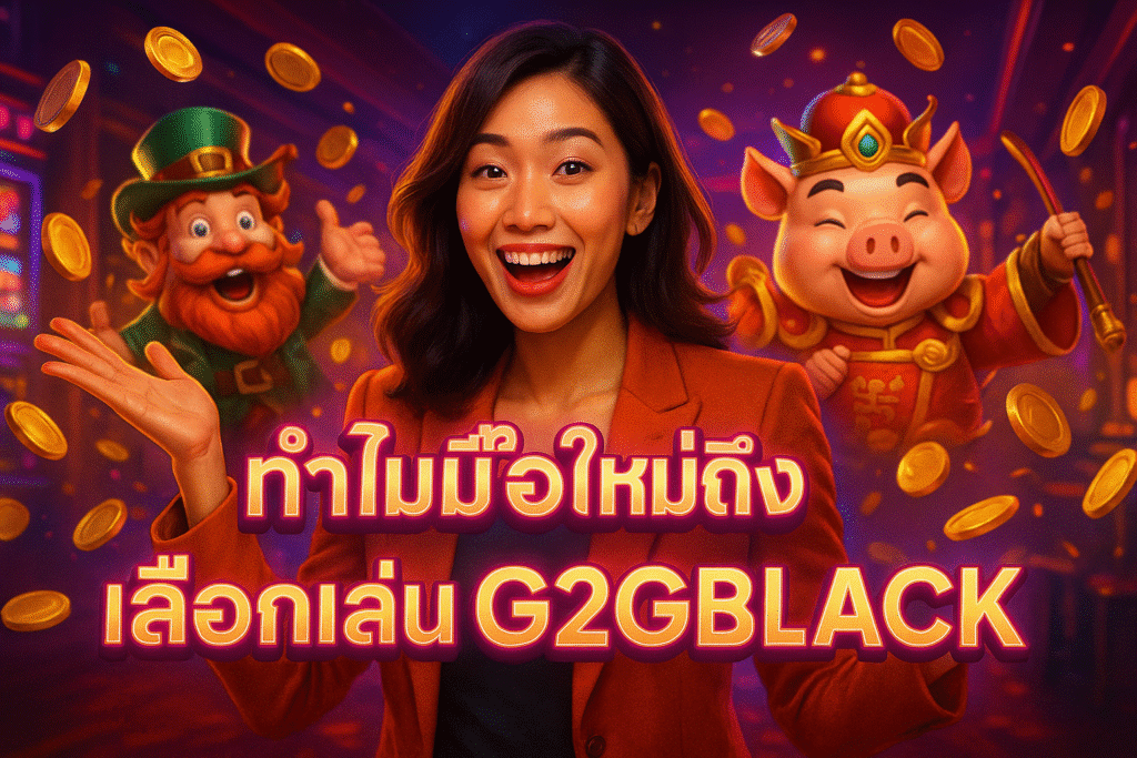 ทำไมมือใหม่ถึงเลือกเล่น G2GBLACK