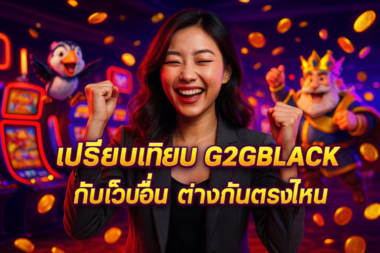 เปรียบเทียบ G2GBLACK กับเว็บอื่น ต่างกันตรงไหน